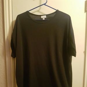 Lularoe black Irma high-low